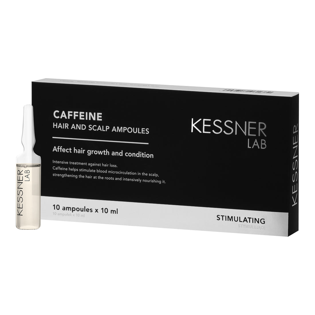 KESSNER LAB - Koffein ampuller til hovedbund og hår 10 x 10 ml