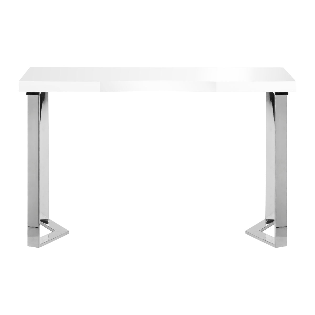 Momo 05-SL Kosmetiktisch – weiß und silber
