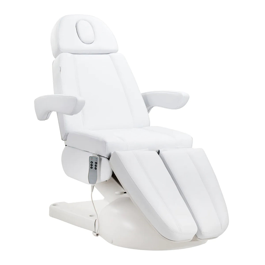 Azzurro Lux - Elektrisk behandlerbriks til pedicure med 3 motorer, hvid