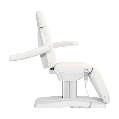 Sillon Eclipse - Elektrische Behandlungsliege mit 3 Motoren Weiß