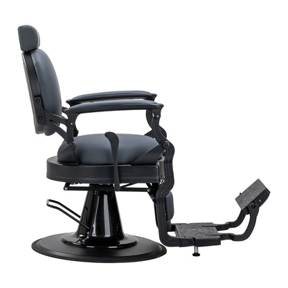 Gabbiano Niccolo Friseurstuhl – Graphitgrau