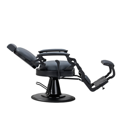 Gabbiano Niccolo Friseurstuhl – Graphitgrau