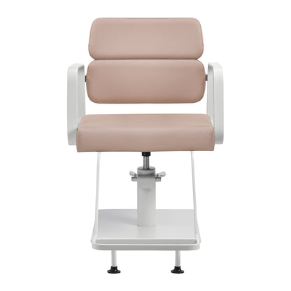 Gabbiano frisørstol Porto hvid beige