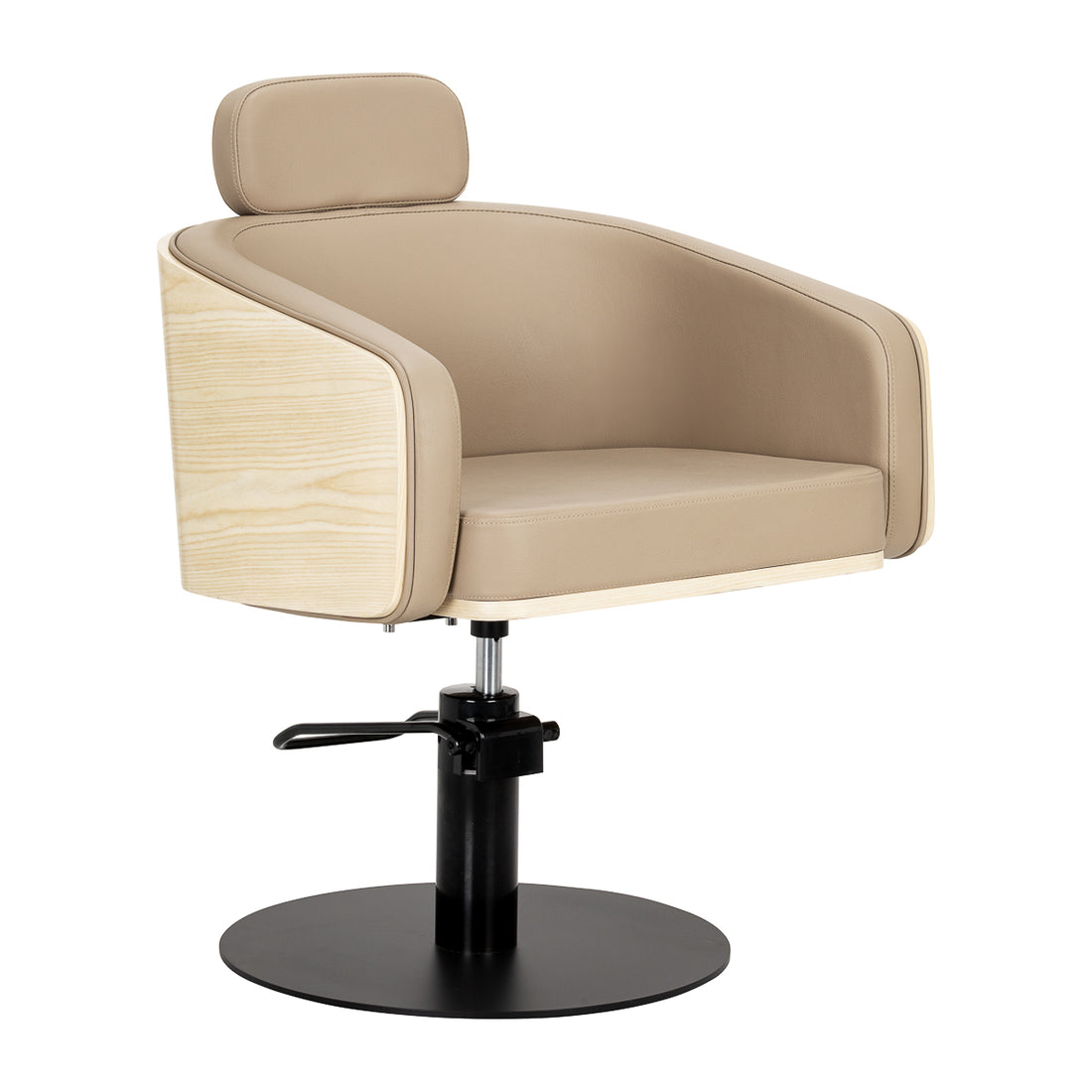 Gabbiano Wratislavia frisørstol beige sort base