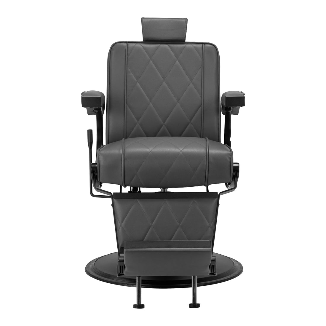 Hair System BM880 Grå barberstol med sort stel