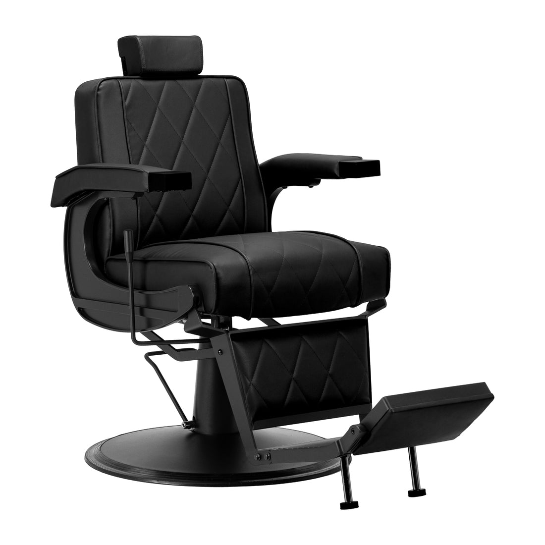 Hair System BM880 sort barberstol med sort stel