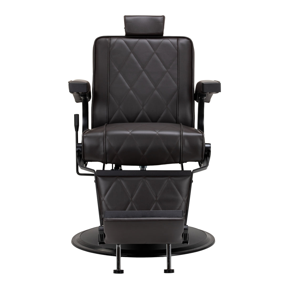 Hair System BM880 brun barberstol med sort stel