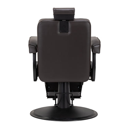 Hair System BM880 brun barberstol med sort stel
