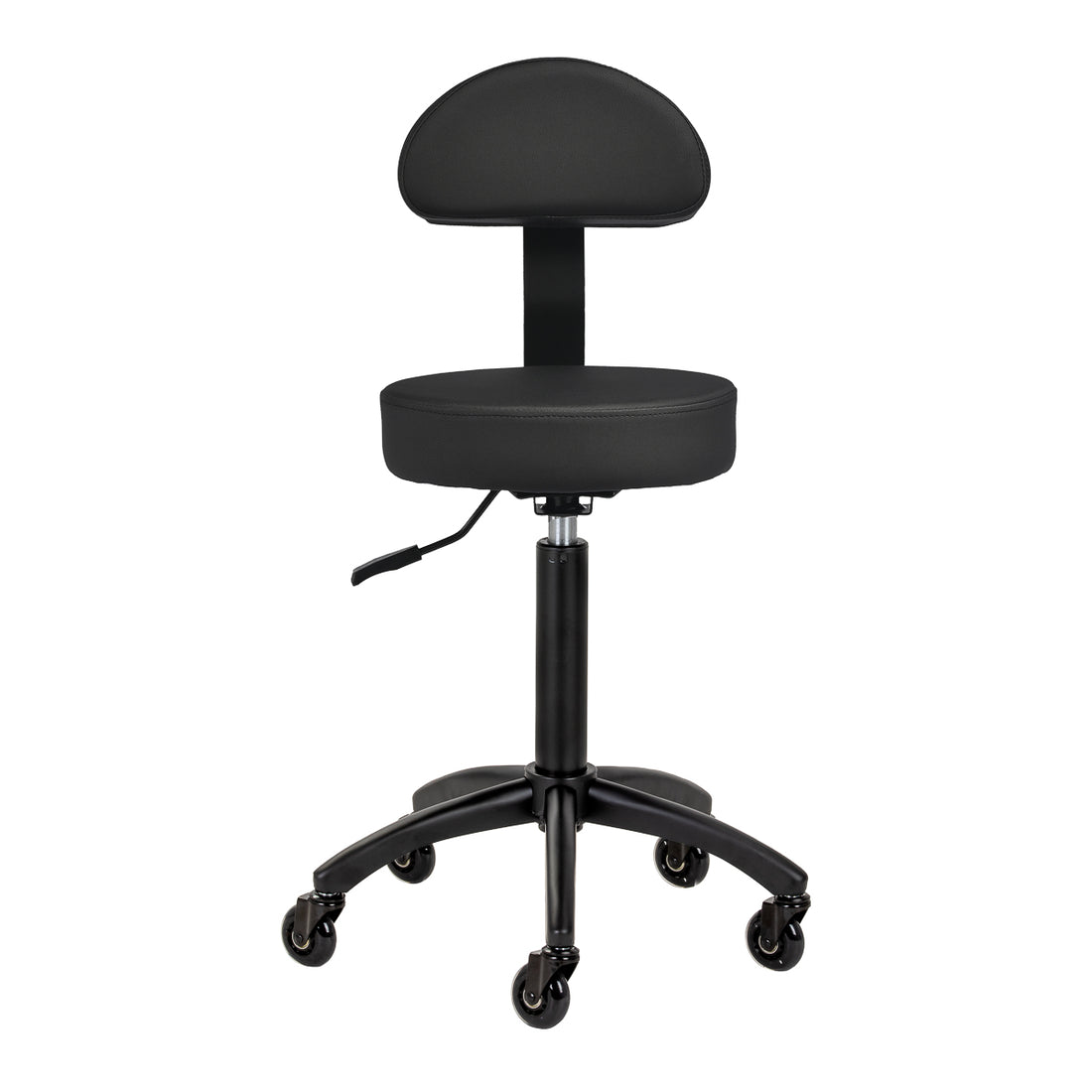Gabbiano D026 Sort frisørskammel