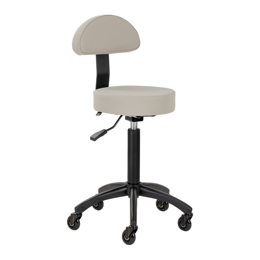 Gabbiano D026 gråbeige frisørskammel