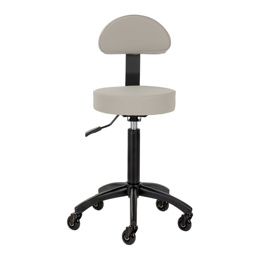 Gabbiano D026 gråbeige frisørskammel