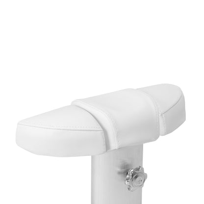 Pedicure bakke med massageapparat og hvid vogn
