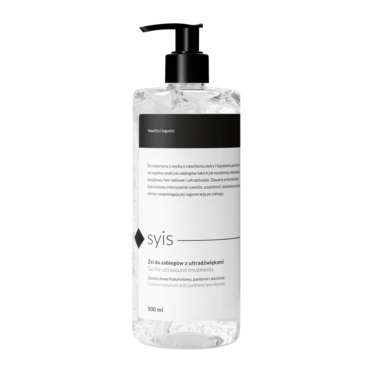 SYIS Fugtighedsgel med Hyaluronsyre til Ultralyd – 500 ml - Next Cosmeitcs