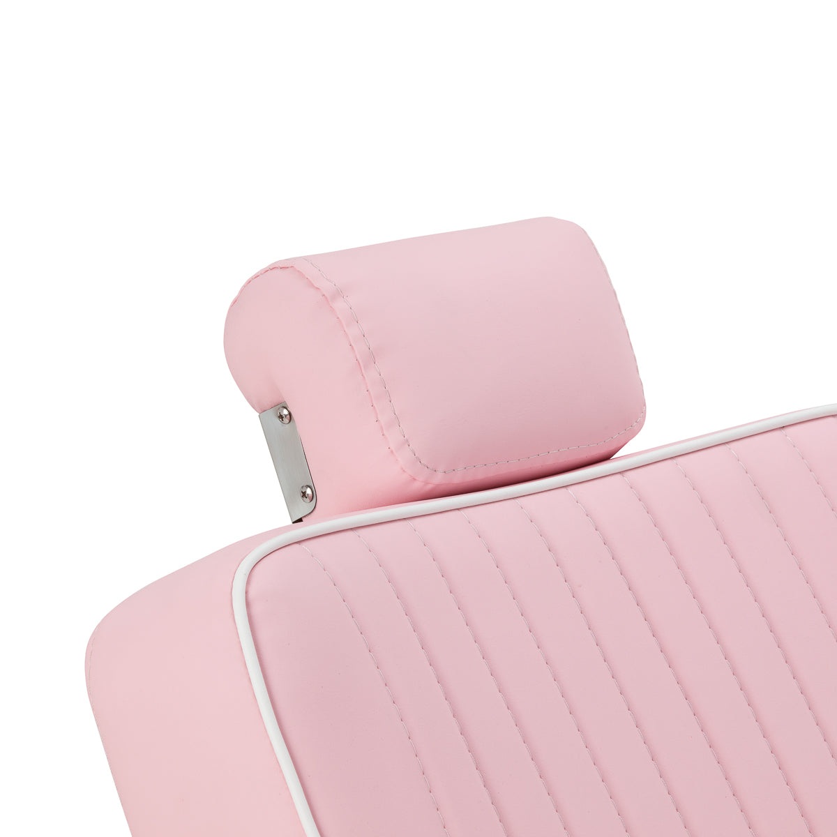 Gabbiano Visionerio barberstol med pink kromramme