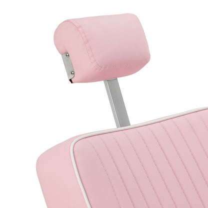 Gabbiano Visionerio barberstol med pink kromramme