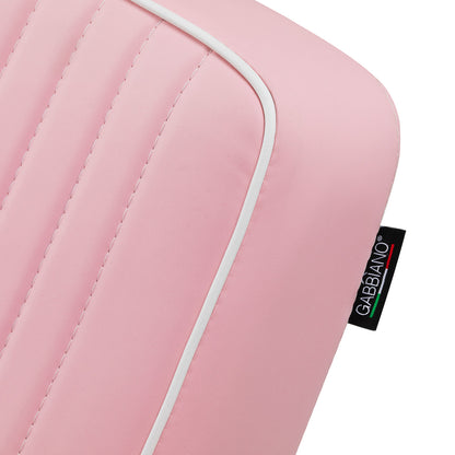 Gabbiano Visionerio barberstol med pink kromramme