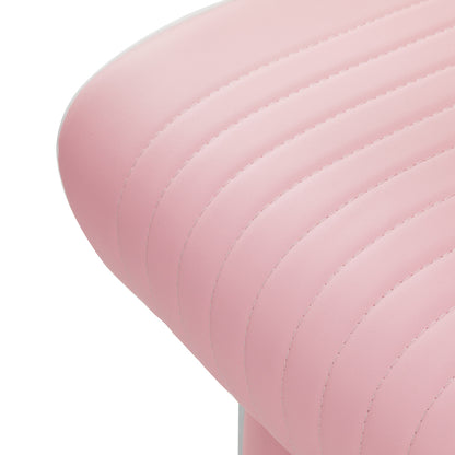 Gabbiano Visionerio barberstol med pink kromramme