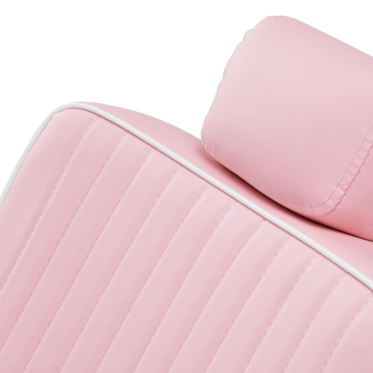 Gabbiano Visionerio barberstol med pink kromramme