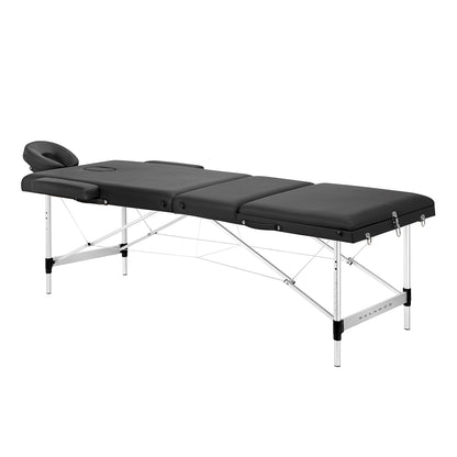 BALANCE Massagebriks 3 zonet Sort Aluminiumben