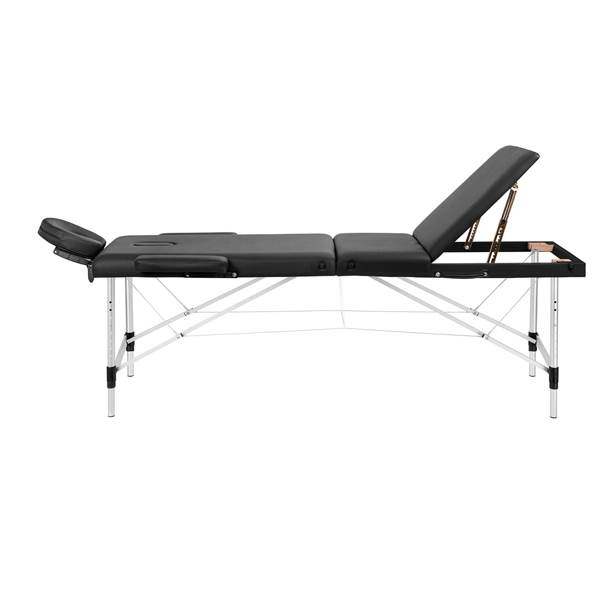 BALANCE Massagebriks 3 zonet Sort Aluminiumben