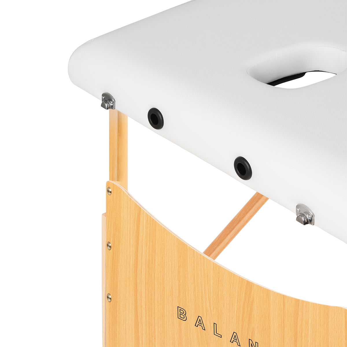 BALANCE Lux Massagebriks 2 zonet Hvid Træben