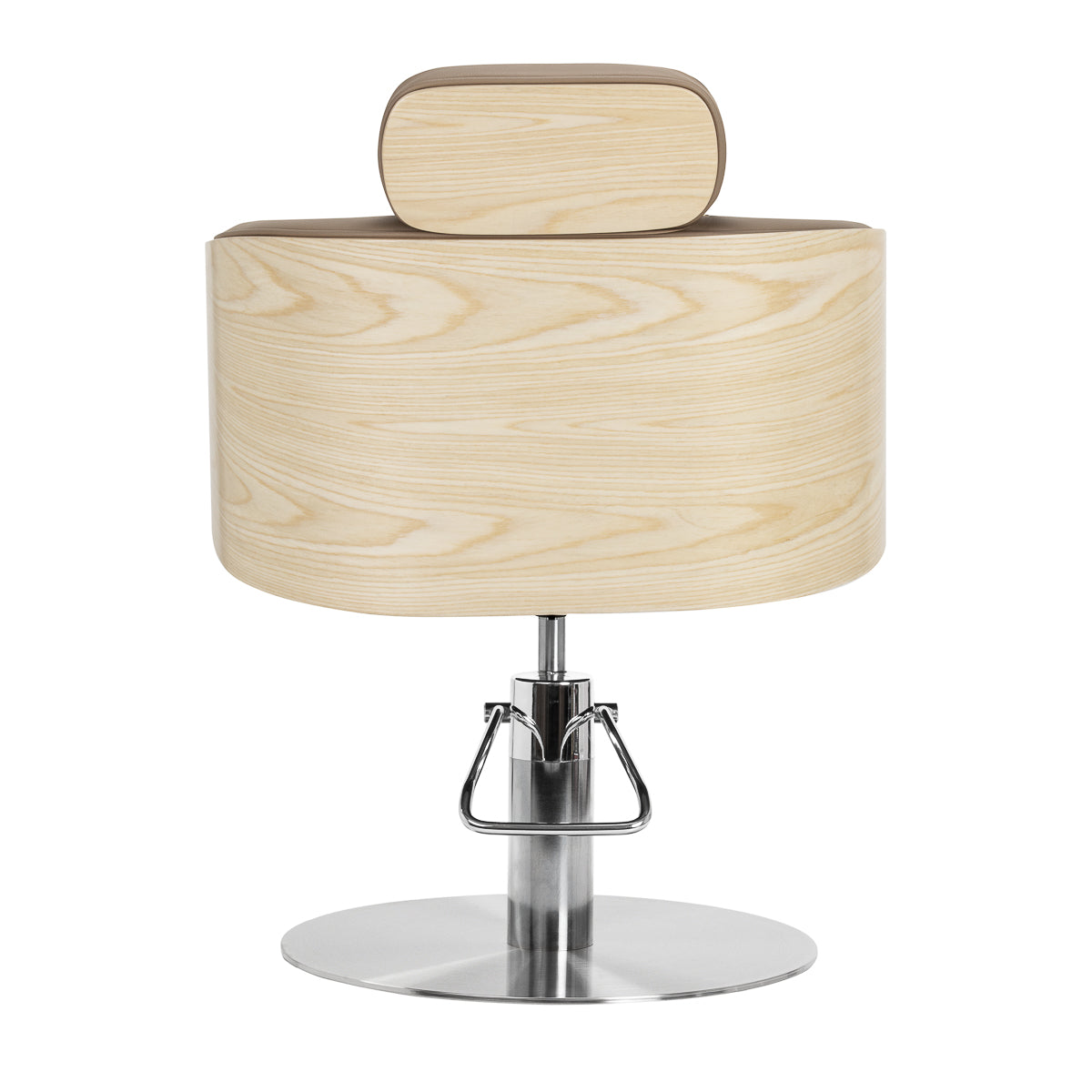 Gabbiano Wratislavia frisørstol beige krom base