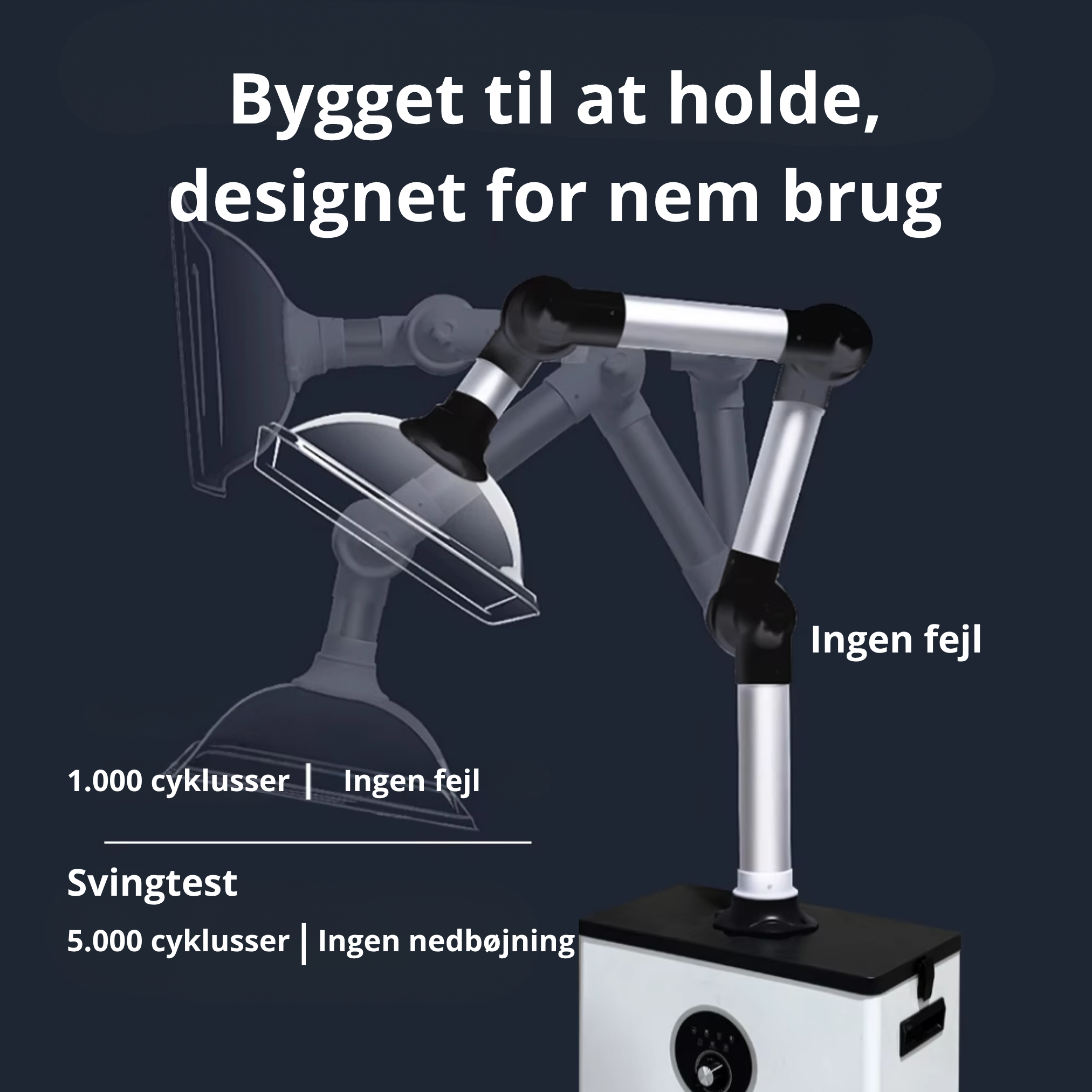 Mobil røg- og dampudsuger til frisørsalon – 4-trins filtrering - Next Cosmeitcs