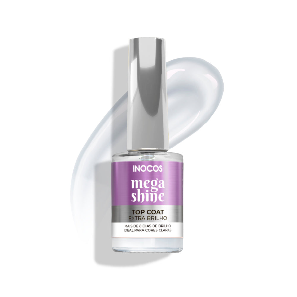 Top Coat Mega Shine - Skinnende Overflade til Perfektion - Next Cosmeitcs