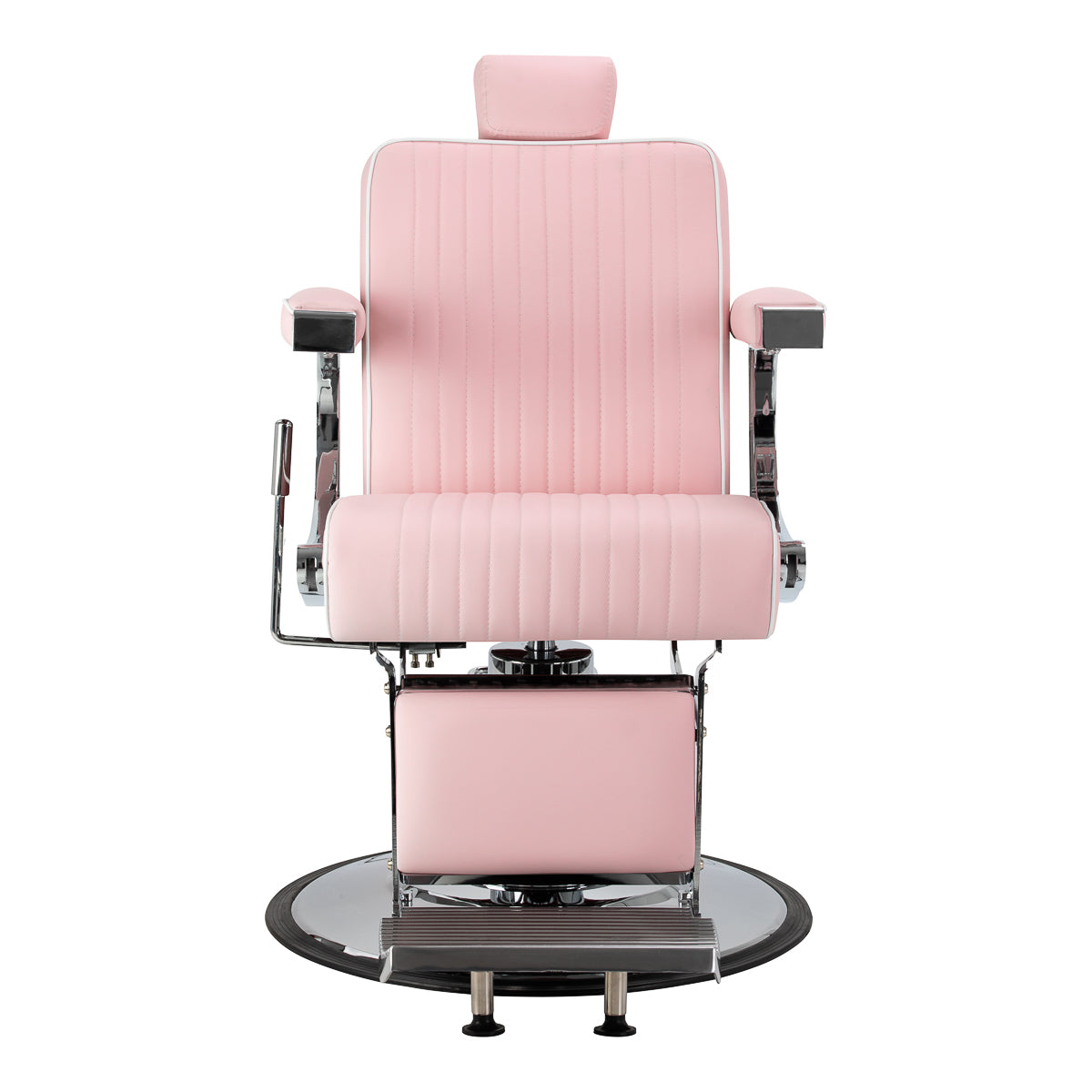 Gabbiano Visionerio barberstol med pink kromramme