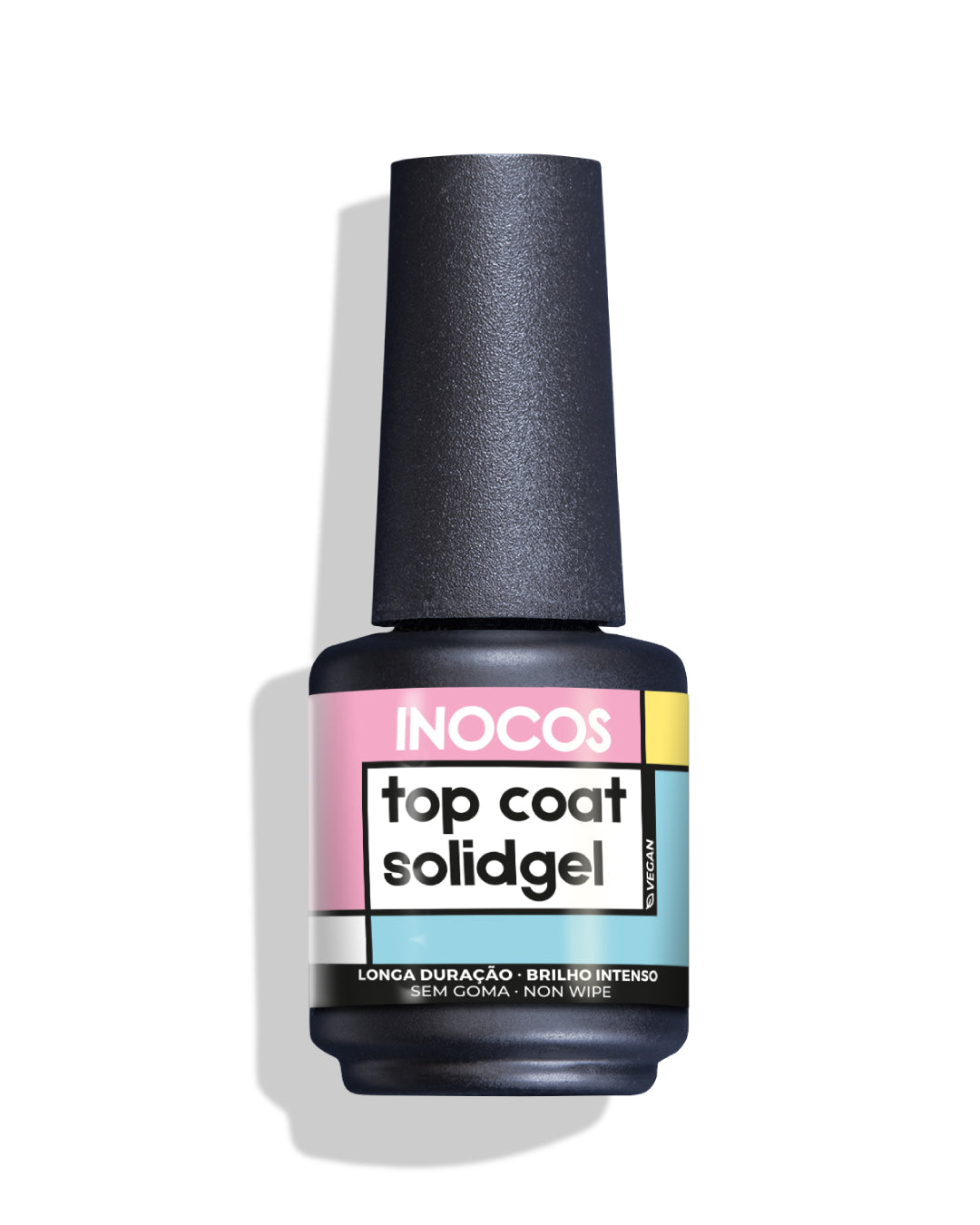 Top Coat Solid Gel - Holdbar Beskyttelse og Skinnende Finish - Next Cosmeitcs