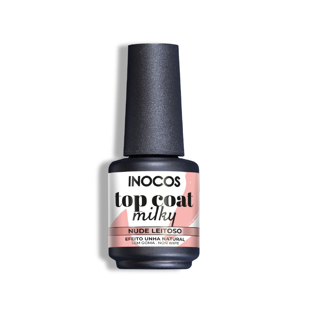 Top Coat Milky Nude - Naturligt og Elegant Neglefinish - Next Cosmeitcs