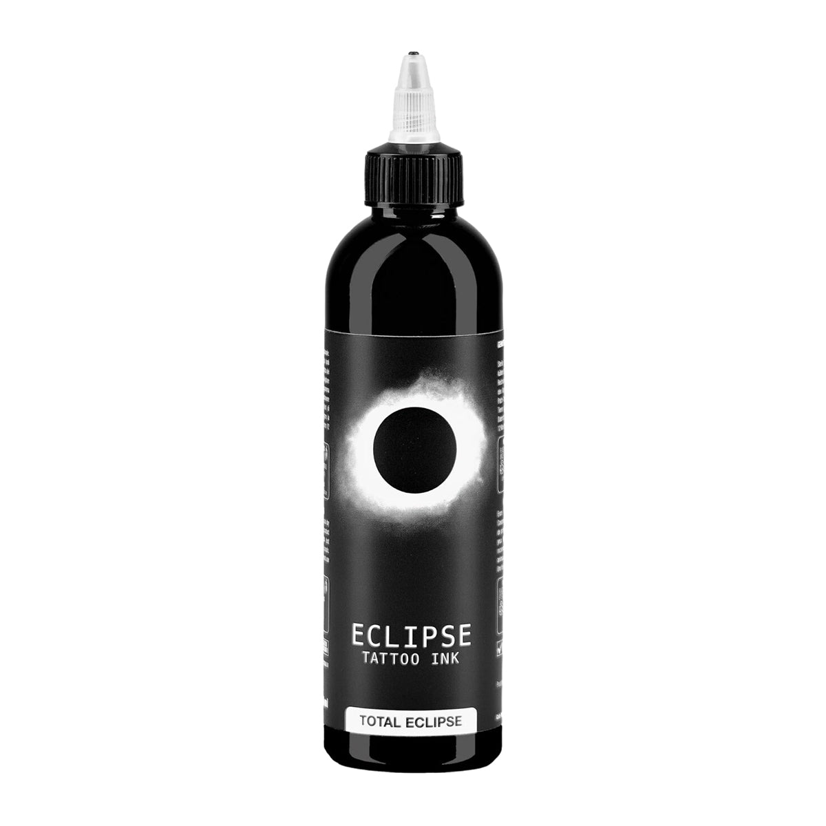 Eclipse professionel sort tatoveringsblæk, 260 ml – intens farve og høj kvalitet til præcise tatoveringer.