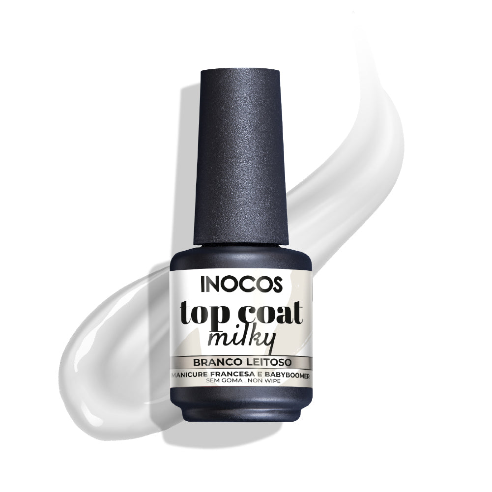 Top Coat Milky White - Delikat og Forfriskende Finish - Next Cosmeitcs